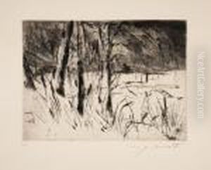 Tiergarten Januar by Lovis (Franz Heinrich Louis) Corinth