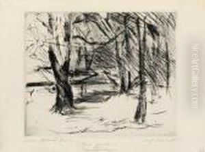 Baume Mit Sonne by Lovis (Franz Heinrich Louis) Corinth