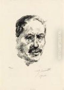 Selbstbildnis by Lovis (Franz Heinrich Louis) Corinth