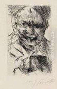 Selbstbildnis by Lovis (Franz Heinrich Louis) Corinth