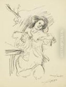Frau Corinth by Lovis (Franz Heinrich Louis) Corinth