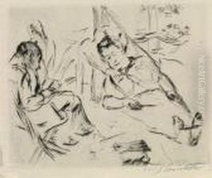 In Der Hangematte I by Lovis (Franz Heinrich Louis) Corinth