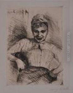 Four Portraits Of Women by Lovis (Franz Heinrich Louis) Corinth