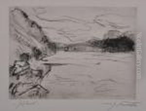 Two Landscape Studies by Lovis (Franz Heinrich Louis) Corinth