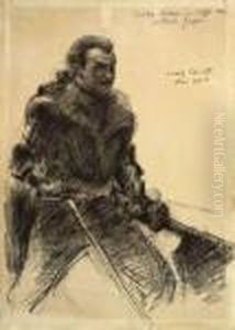 "rudolf Rittner Im Letzten Akt Des Florian Geyer" by Lovis (Franz Heinrich Louis) Corinth