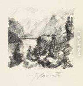 Schweizer Landschaften. by Lovis (Franz Heinrich Louis) Corinth