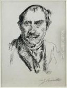 Selbstbildnis by Lovis (Franz Heinrich Louis) Corinth