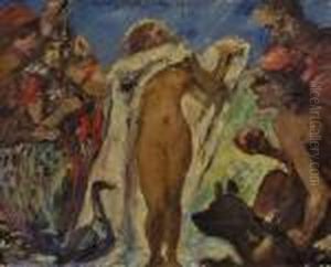 Das Urteil Des Paris by Lovis (Franz Heinrich Louis) Corinth