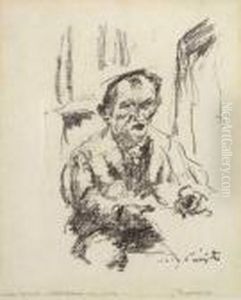 Selbstbildnis by Lovis (Franz Heinrich Louis) Corinth