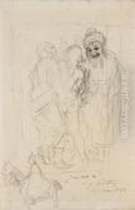 Susanna Und Die Beidenalten by Lovis (Franz Heinrich Louis) Corinth