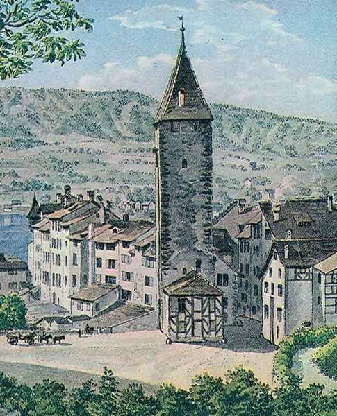 Das Oberdorftor in Zürich 1813 - view 1