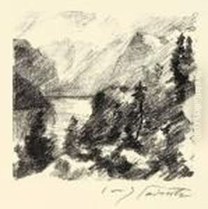 Schweizer Landschaften by Lovis (Franz Heinrich Louis) Corinth
