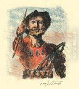 Wilhelm Tell by Lovis (Franz Heinrich Louis) Corinth