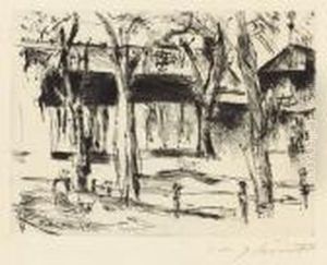 Bahnhof Tiergarten by Lovis (Franz Heinrich Louis) Corinth