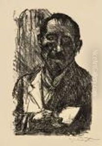 Selbstbildnis by Lovis (Franz Heinrich Louis) Corinth