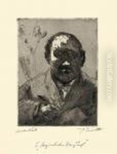 Selbstbildnis by Lovis (Franz Heinrich Louis) Corinth