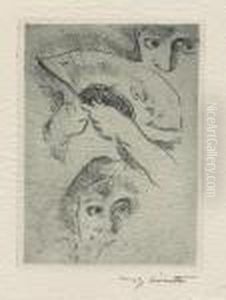 Mutter Mit Kind by Lovis (Franz Heinrich Louis) Corinth