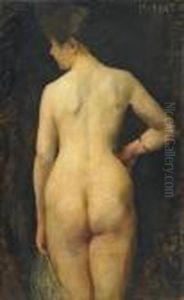 Weiblicher Akt by Lovis (Franz Heinrich Louis) Corinth