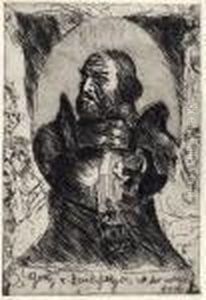 Acht Originalradierungen Zu Goethe by Lovis (Franz Heinrich Louis) Corinth