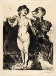 Perseus Und Andromeda by Lovis (Franz Heinrich Louis) Corinth