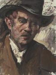 Self Portrait With A Black Hat