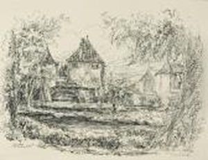 Munchen, Blutenburg by Lovis (Franz Heinrich Louis) Corinth