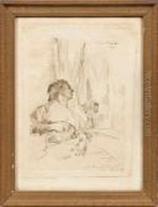 Frau Am Fenster