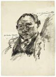 Selbstbildnis by Lovis (Franz Heinrich Louis) Corinth