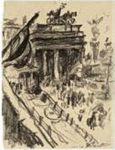 Brandenburger Tor by Lovis (Franz Heinrich Louis) Corinth
