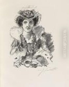 Anna Boleyn by Lovis (Franz Heinrich Louis) Corinth