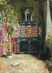 The Green Room by Albert von Keller