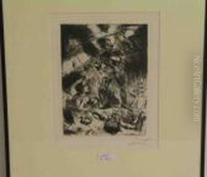 Der Heiligemichael by Lovis (Franz Heinrich Louis) Corinth