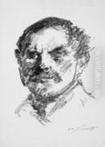 Lovis Corinth by Lovis (Franz Heinrich Louis) Corinth