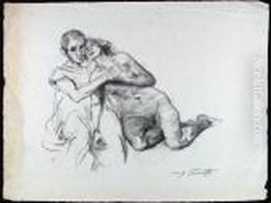 Lovis Corinth by Lovis (Franz Heinrich Louis) Corinth