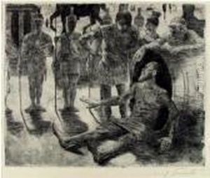 Alexander Und Diogenes by Lovis (Franz Heinrich Louis) Corinth