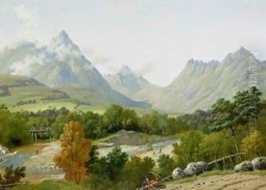 The Head of Glen Sannox Arran by John Knox