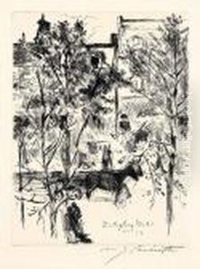 "klopstockstrasse 48" by Lovis (Franz Heinrich Louis) Corinth