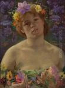 "flora" by Lovis (Franz Heinrich Louis) Corinth