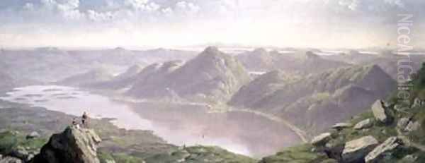 South west view from Ben Lomond - view 1