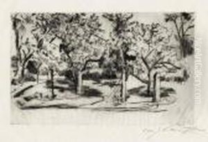 Obstgarten by Lovis (Franz Heinrich Louis) Corinth