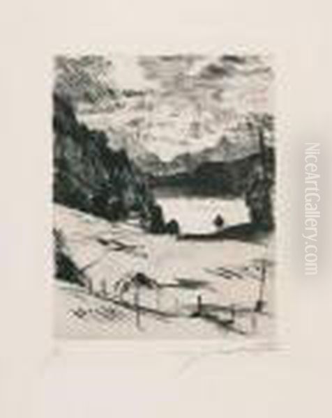 Der Walchensee. - view 1
