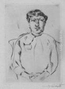 Frauenbildnis by Lovis (Franz Heinrich Louis) Corinth