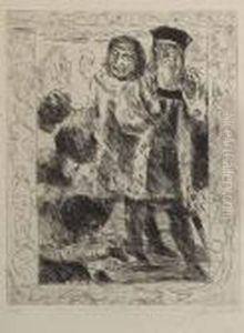 Kaiser Maximilian, Weisslingen Und Die Nurnberger Kaufleute. Aus Der Folge "goethe". by Lovis (Franz Heinrich Louis) Corinth