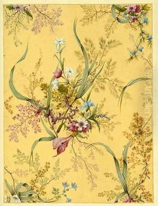 Marble end paper 5 by William Kilburn