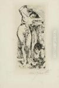 Bacchantin. 1913 by Lovis (Franz Heinrich Louis) Corinth