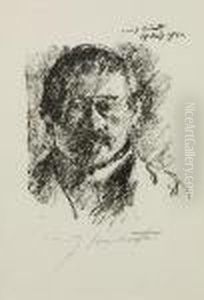Selbstbildnis. 1920 by Lovis (Franz Heinrich Louis) Corinth