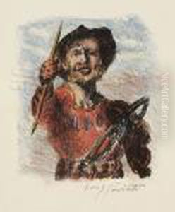 Wilhelm Tell by Lovis (Franz Heinrich Louis) Corinth