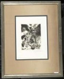 Saint Michael. 1923. by Lovis (Franz Heinrich Louis) Corinth