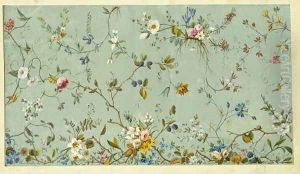 Marble end paper 3 by William Kilburn