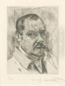 Selbstbildnis by Lovis (Franz Heinrich Louis) Corinth